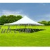 Party Tents Direct White Sectional Outdoor Wedding Canopy Pole Tent (30x100)   